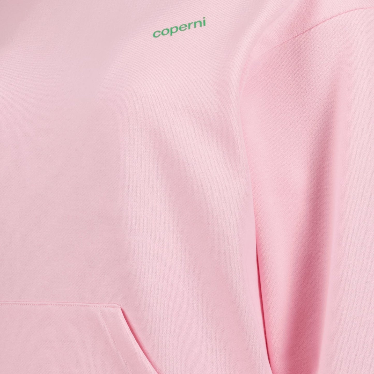 Coperni, pink sweatshirt, women's luxury clothing, logo sweatshirt, fashion-forward