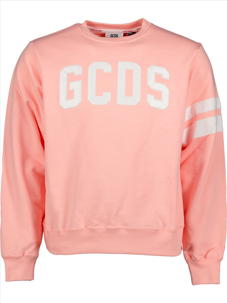 GCDS, logo sweatshirt, luxury men’s fashion, rose sweatshirt, designer casualwear