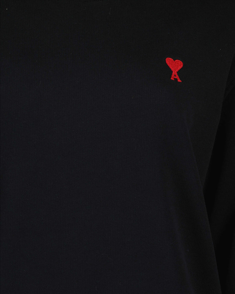 Ami de Coeur, AMI Paris, black sweatshirt, luxury casual wear, unisex fashion