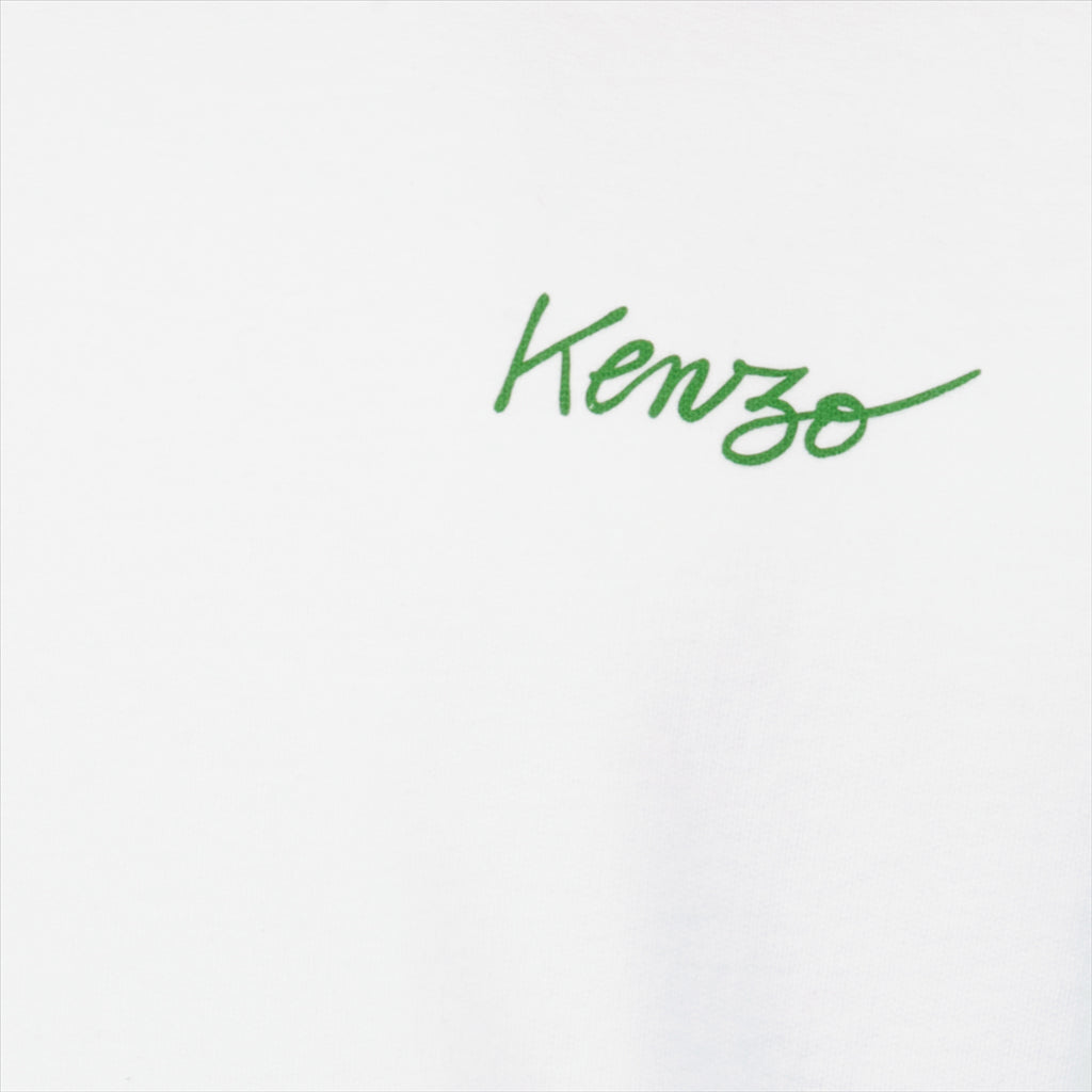 Kenzo, white sweatshirt, men's sweatshirt, luxury fashion, designer clothing