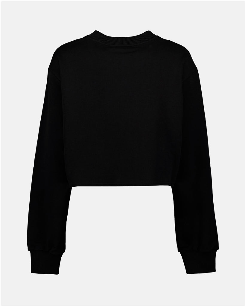 Women's Sweatshirt, Dolce & Gabbana, Black Sweatshirt, Luxury Fashion, High-End Clothing