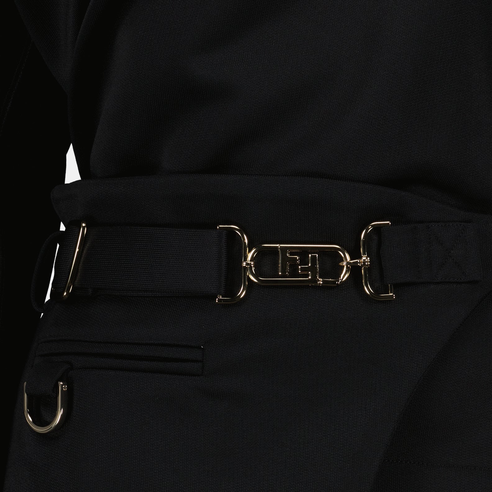 Women's Sweatshirt, Fendi, Jersey, O'Lock Pocket, Luxury