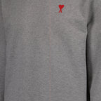 AMI Paris, unisex sweatshirt, grey sweatshirt, luxury casual wear, Ami de Coeur