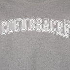 AMI Paris, Sacred Heart sweatshirt, gray sweatshirt, unisex luxury clothing, designer sweatshirt