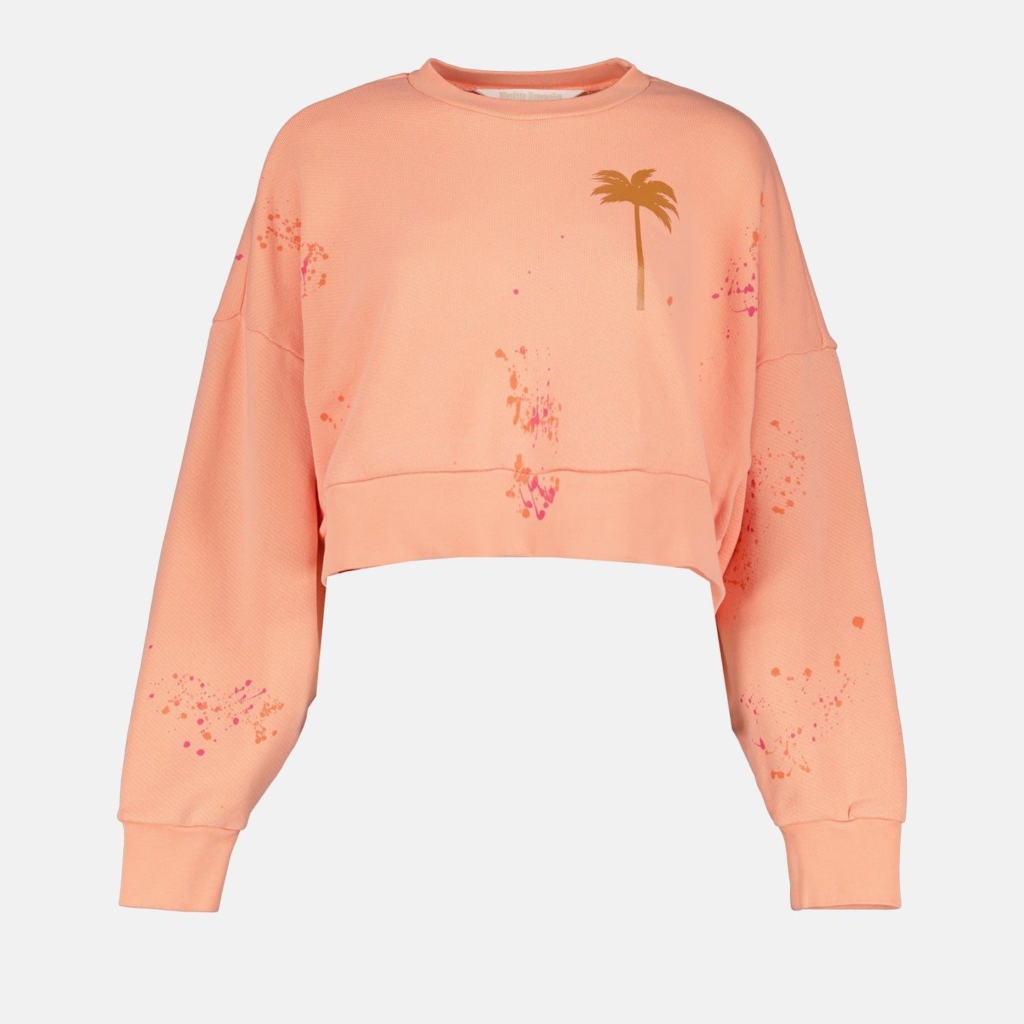 Palm Angels, Sweatshirt, PXP Painted Corail, Women's Luxury Fashion, Designer Casual Wear