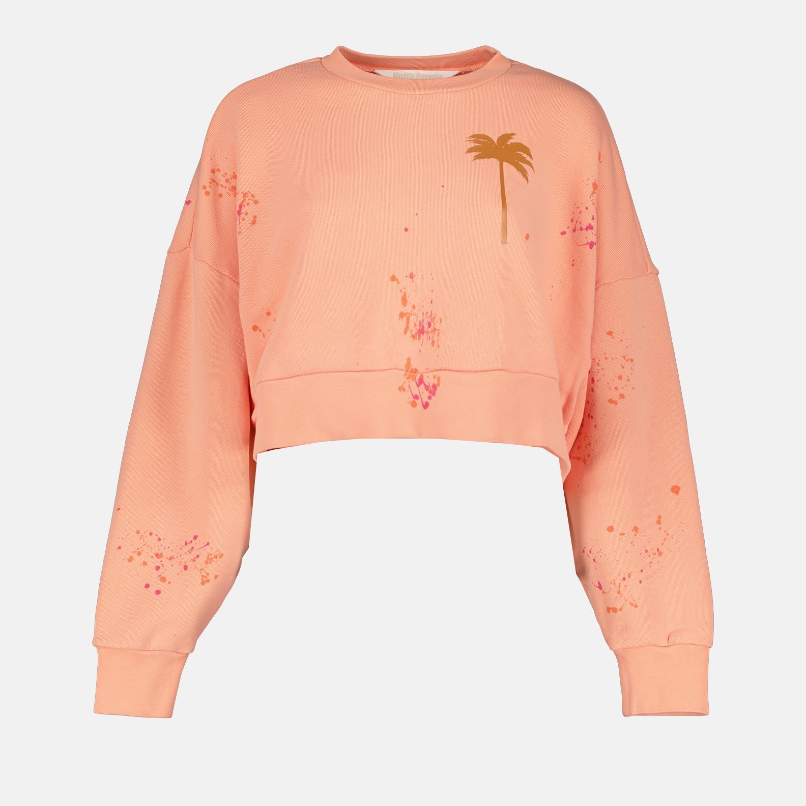 Palm Angels, Sweatshirt, PXP Painted Corail, Women's Luxury Fashion, Designer Casual Wear