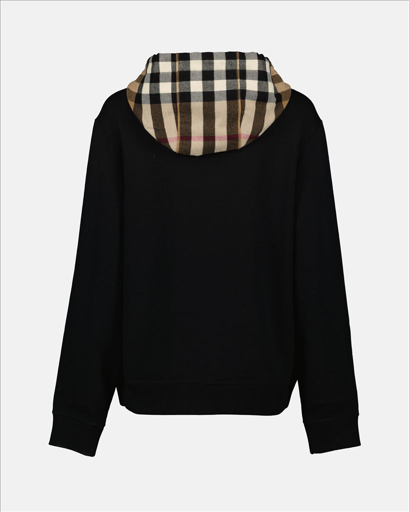 Burberry, women's sweatshirt, zippered sweatshirt, casual luxury, chic apparel