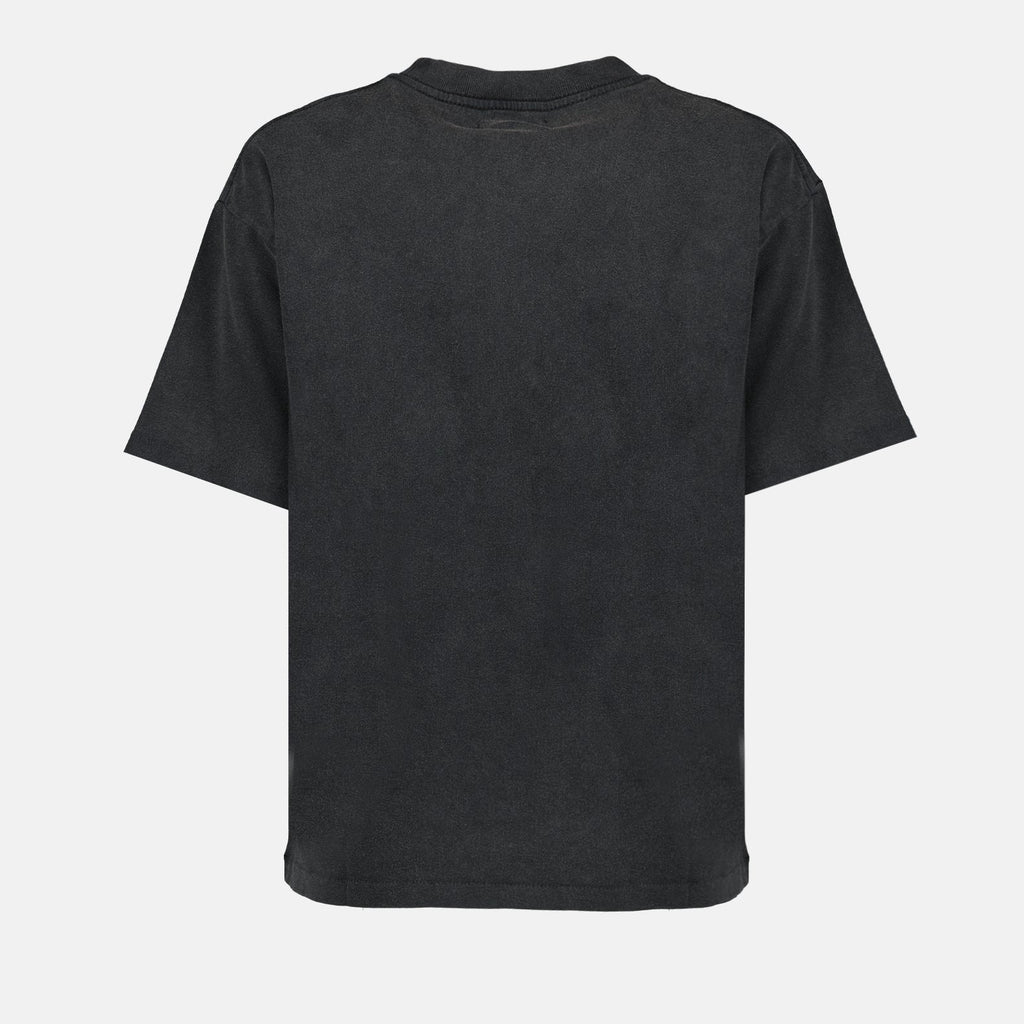 tiger print t-shirt, black graphic tee, oversized cotton shirt, luxury fashion top, designer streetwear