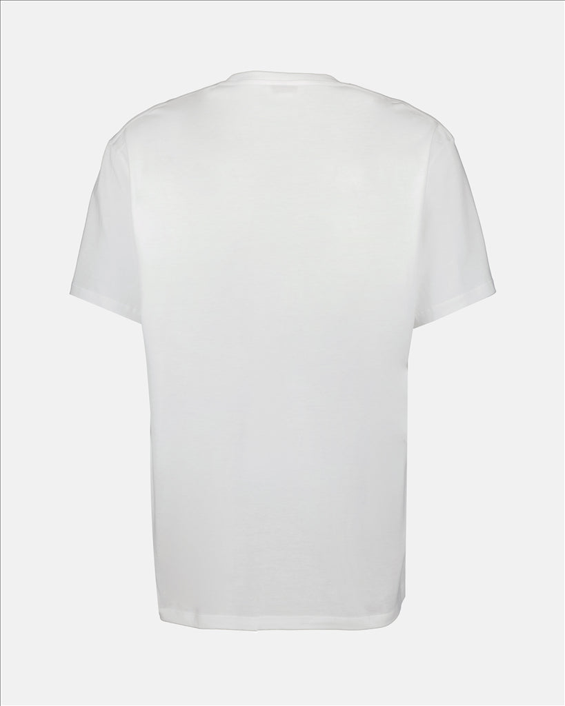 Alexander McQueen, logo T-shirt, men's luxury fashion, white T-shirt, designer wear