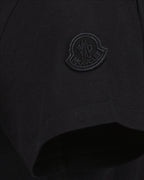 Moncler, Black T-Shirt, Logo, Luxury, Women's Fashion