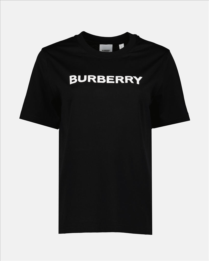 Burberry, Women's T-Shirt, Logo, High-End, Cotton