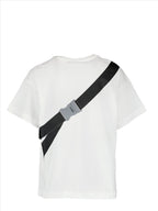 Fendi children's T-shirt, luxury kidswear, green bag print T-shirt, Fendi kids collection, designer children's clothing
