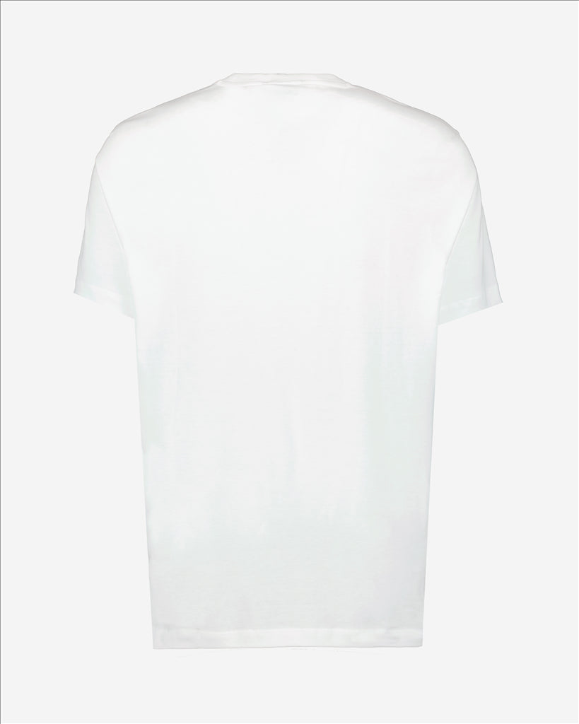 Versace, Luxury T-Shirt, Men's Fashion, Barocco T-Shirt, White T-Shirt