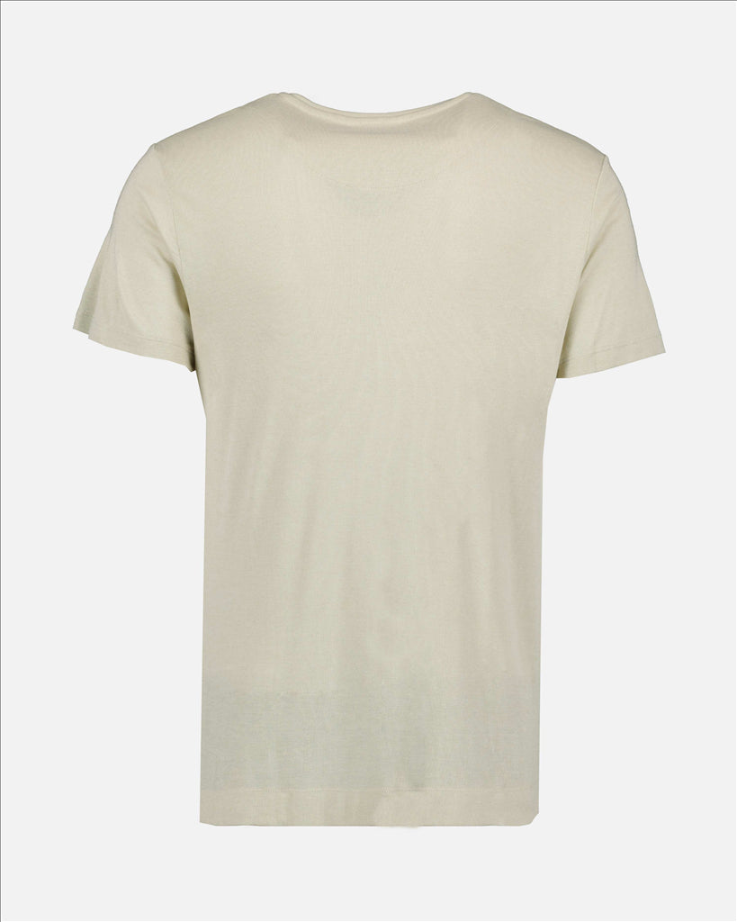 Orlebar Brown, Beige T-shirt, Men's T-shirt, Luxury, High-End Clothing