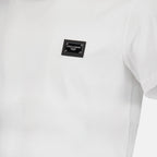Dolce & Gabbana T-shirt, luxury men's T-shirt, white logo T-shirt, designer T-shirt, men's ready-to-wear