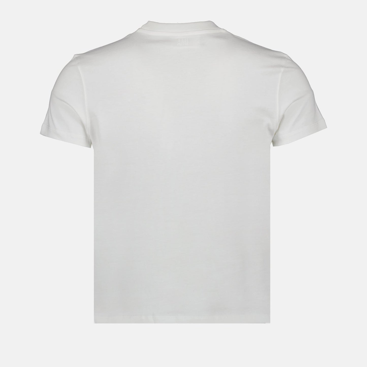 AMI Paris T-shirt, Ami de Coeur, luxury unisex T-shirt, designer white T-shirt, high-end fashion