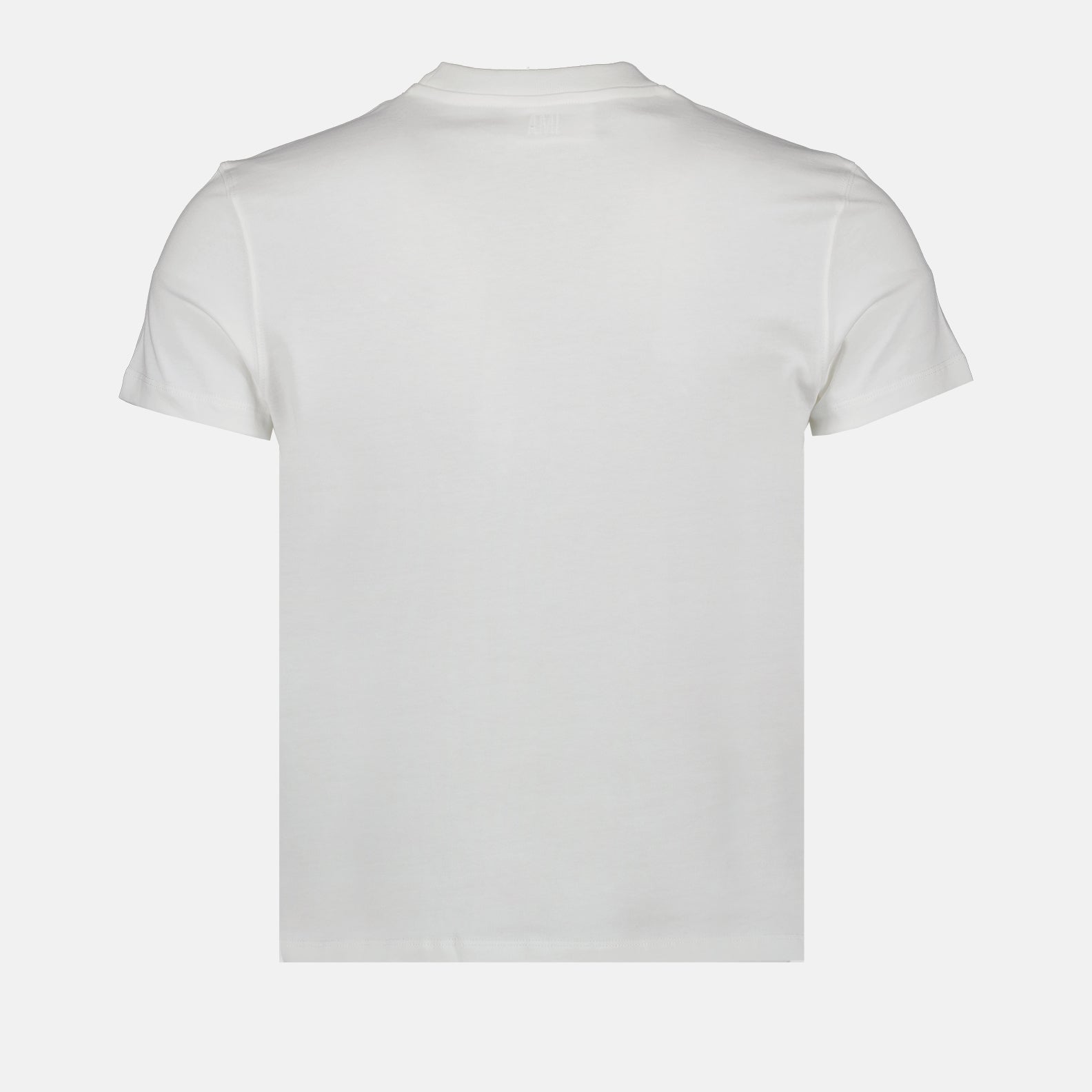 AMI Paris T-shirt, Ami de Coeur, luxury unisex T-shirt, designer white T-shirt, high-end fashion