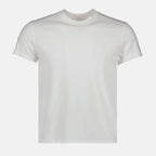 AMI Paris T-shirt, Ami de Coeur, luxury unisex T-shirt, designer white T-shirt, high-end fashion