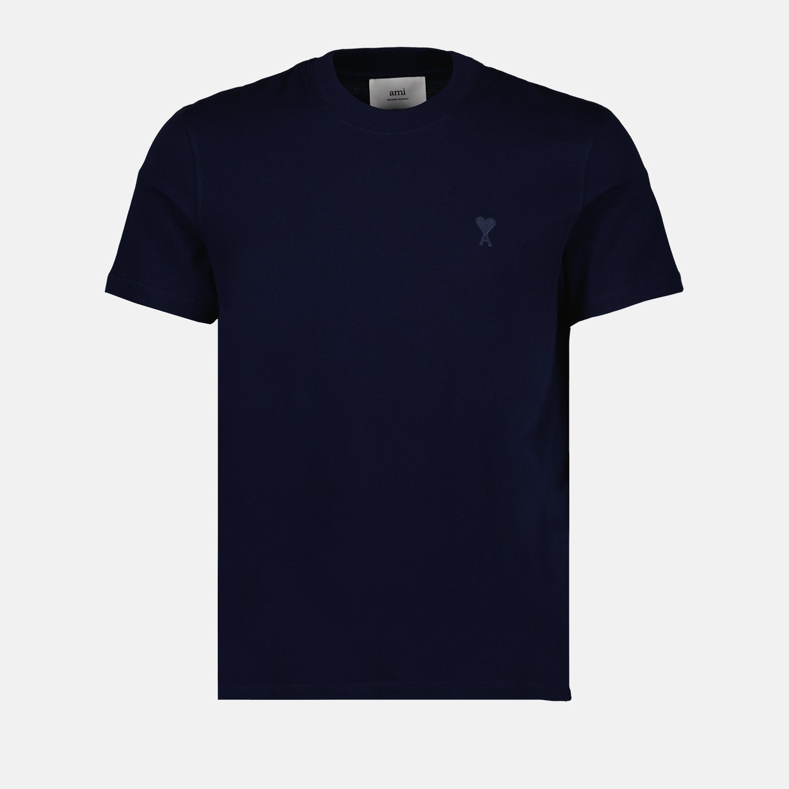 AMI Paris, Ami de Coeur, Blue T-shirt, Unisex luxury wear, High-end T-shirt