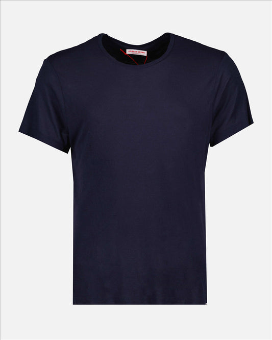 Blue T-shirt, casual style, luxury, comfort, minimalist