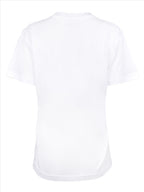 T-shirt Cat, Blanc for Women, luxury tee, artistic design, high-end fashion