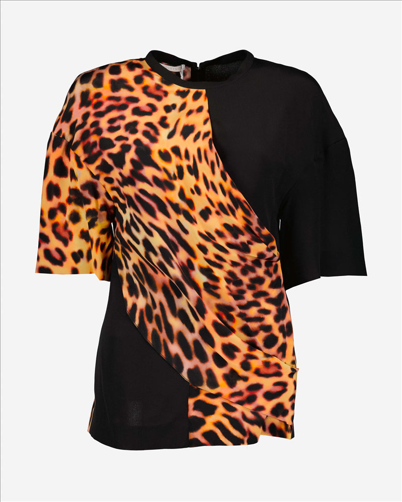 Stella McCartney, Silk T-Shirt, Luxury, Black, Elegance