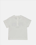 Fendi Roma, children's luxury T-shirt, designer kidswear, beige T-shirt, high-end children's fashion