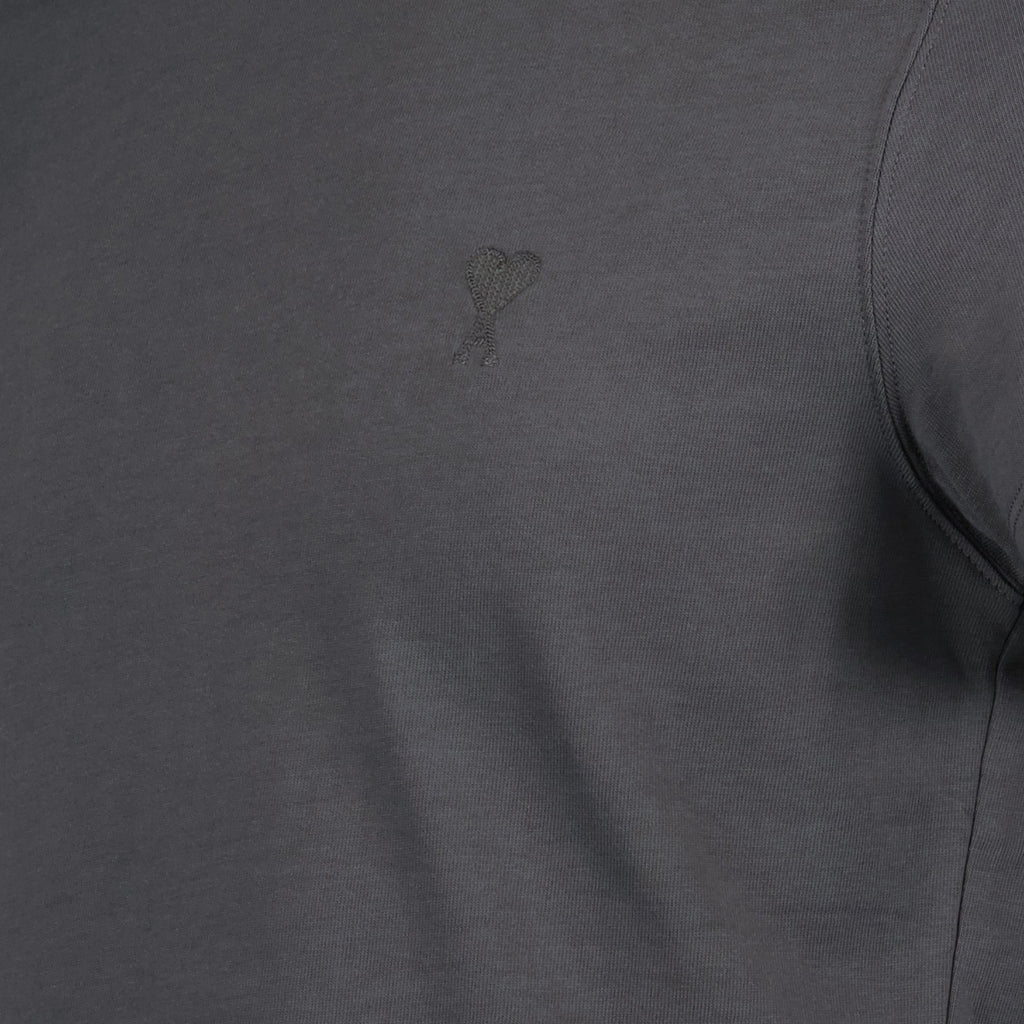 grey t-shirt, unisex fashion, AMI Paris, luxury ready-to-wear, Ami de Coeur