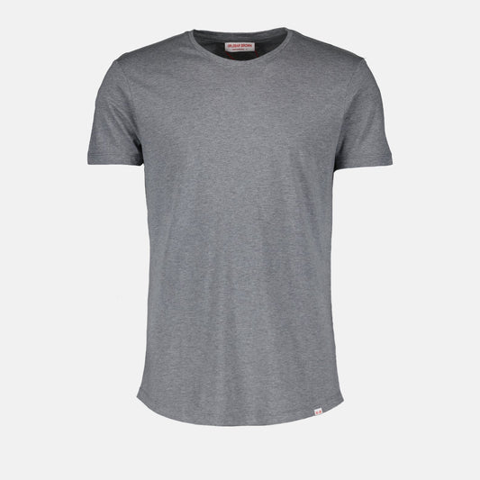 Orlebar Brown, luxury t-shirt, men's grey t-shirt, high-end fashion, premium casual wear