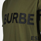 Burberry, Harlford T-shirt, luxury men's fashion, kaki printed T-shirt, Burberry menswear