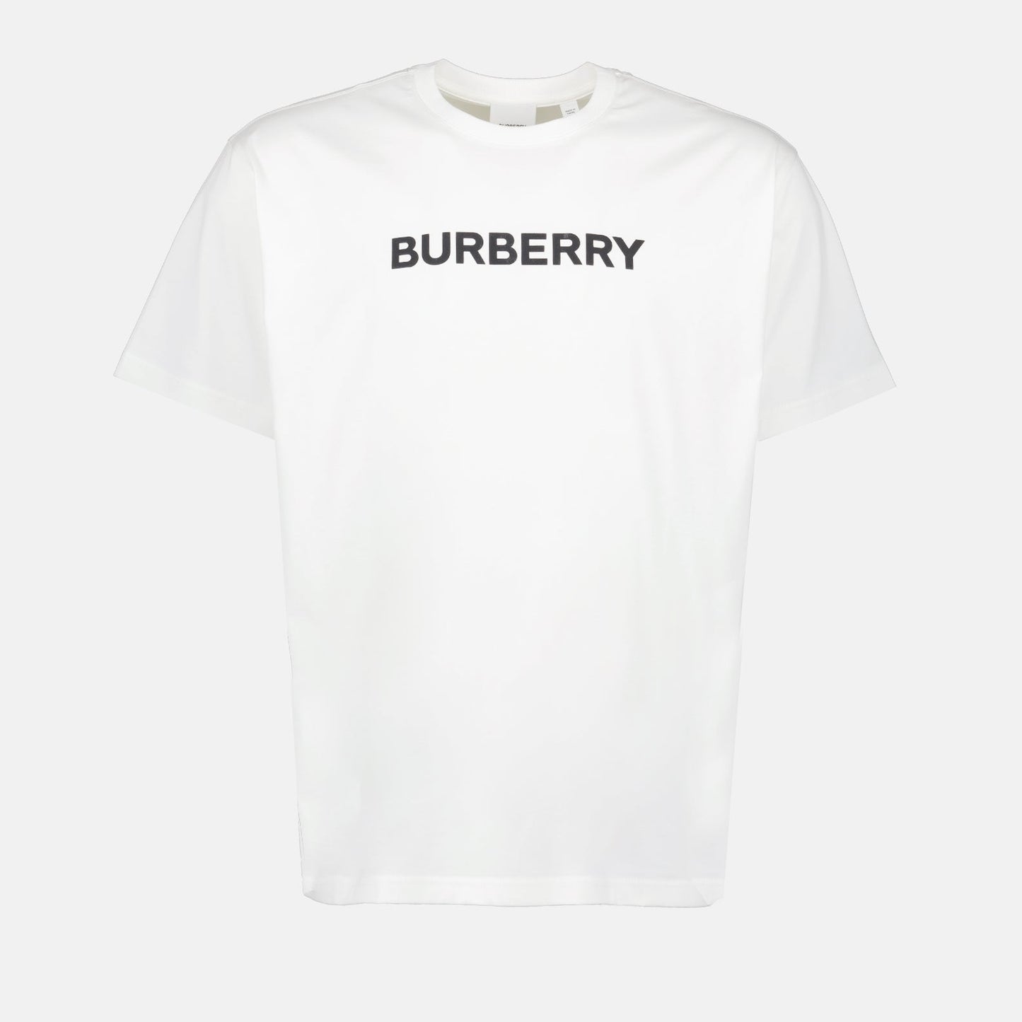 Burberry T-shirt, luxury men's fashion, designer menswear, white T-shirt Burberry, high-end clothing