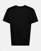 Burberry, men's luxury T-shirt, Harriston Black T-Shirt, designer men's wear, high-end fashion
