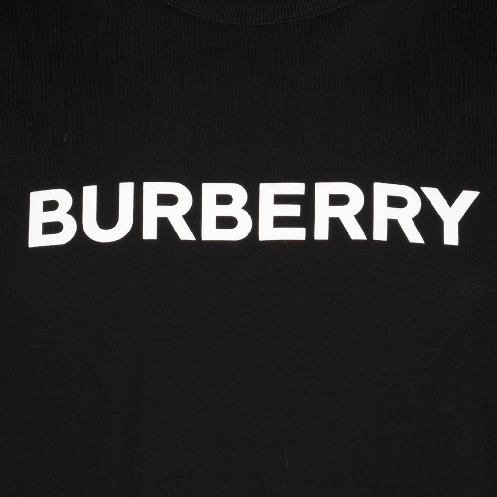 Burberry, men's luxury T-shirt, Harriston Black T-Shirt, designer men's wear, high-end fashion