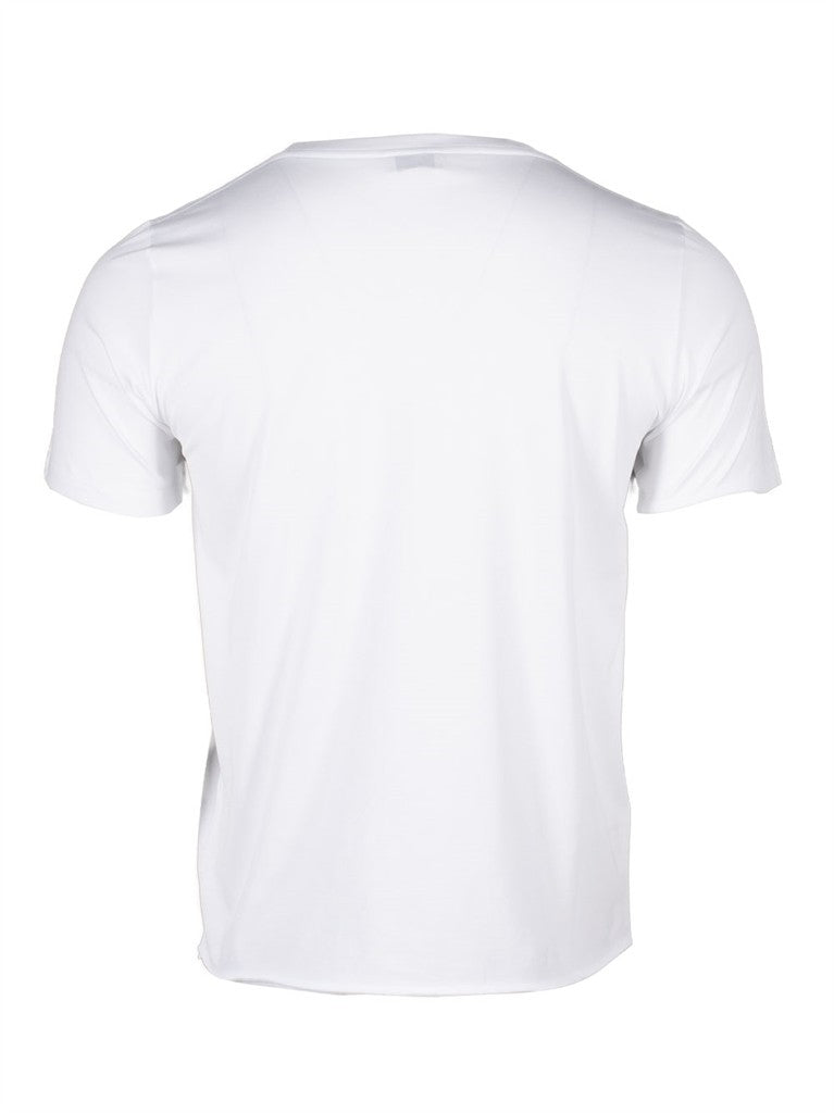 Saint Laurent, White Logo T-Shirt, Men's Fashion, Luxury T-Shirt, Designer Clothing