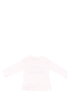 Versace Kids, Printed T-shirt, Luxury Children's Fashion, White Gold, Long Sleeve T-shirt