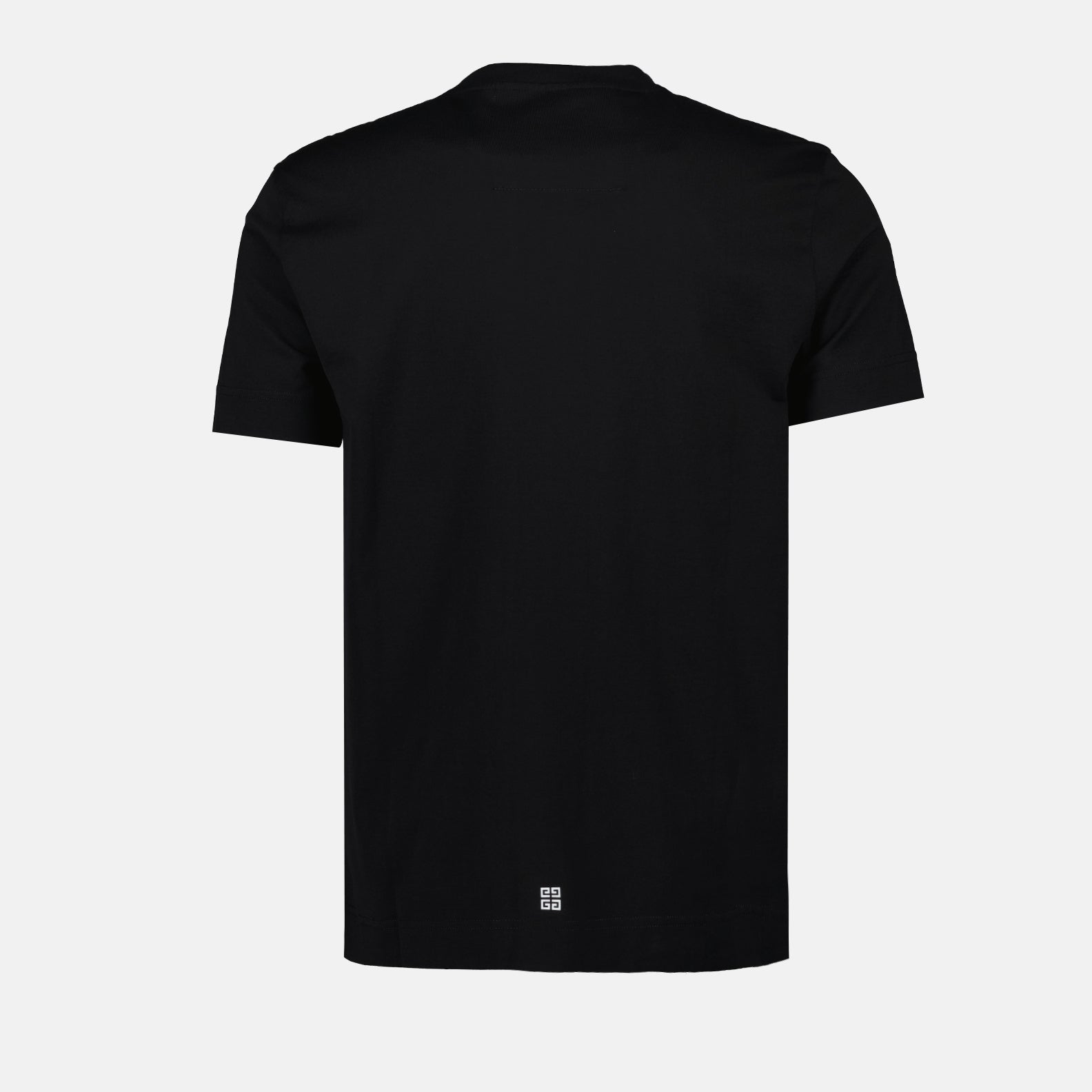 Givenchy men's t-shirt, luxury black t-shirt, designer logo tee, high-end cotton apparel, 4G print shirt