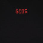GCDS, Men's Black T-Shirt, Logo, Luxury Streetwear, Urban Fashion