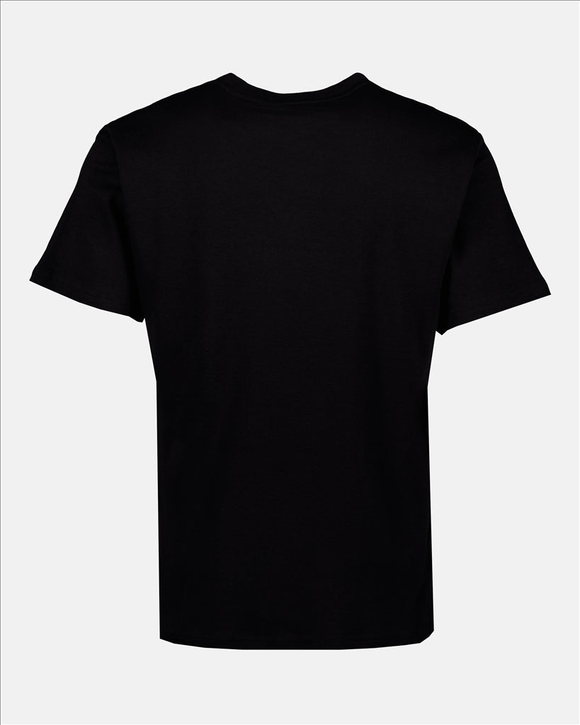 GCDS, Men's Black T-Shirt, Logo, Luxury Streetwear, Urban Fashion