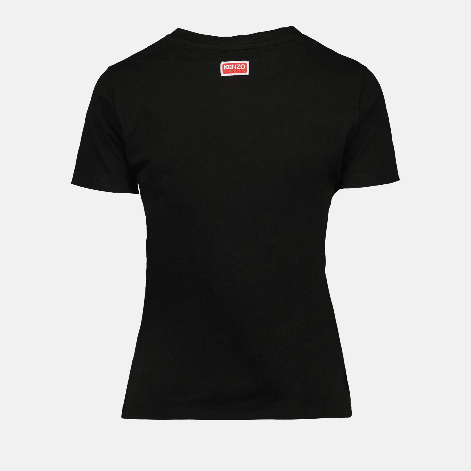 Kenzo T-shirt, Black T-shirt, Women's Luxury Clothing, Designer T-shirt, Pixel Design T-shirt