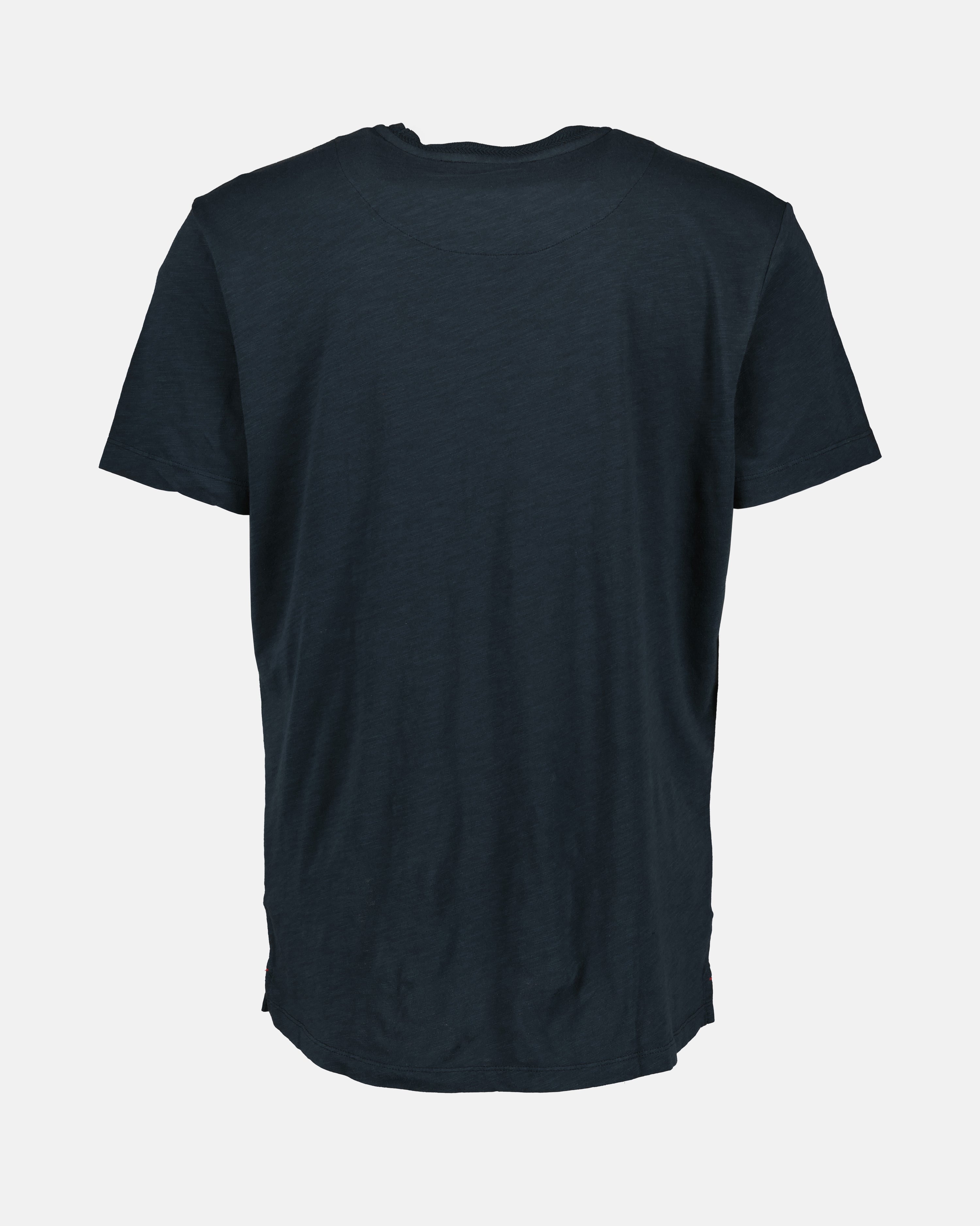 Orlebar Brown, Midnight Blue T-shirt, Luxury men's T-shirt, High-end casual wear, Designer men's clothing