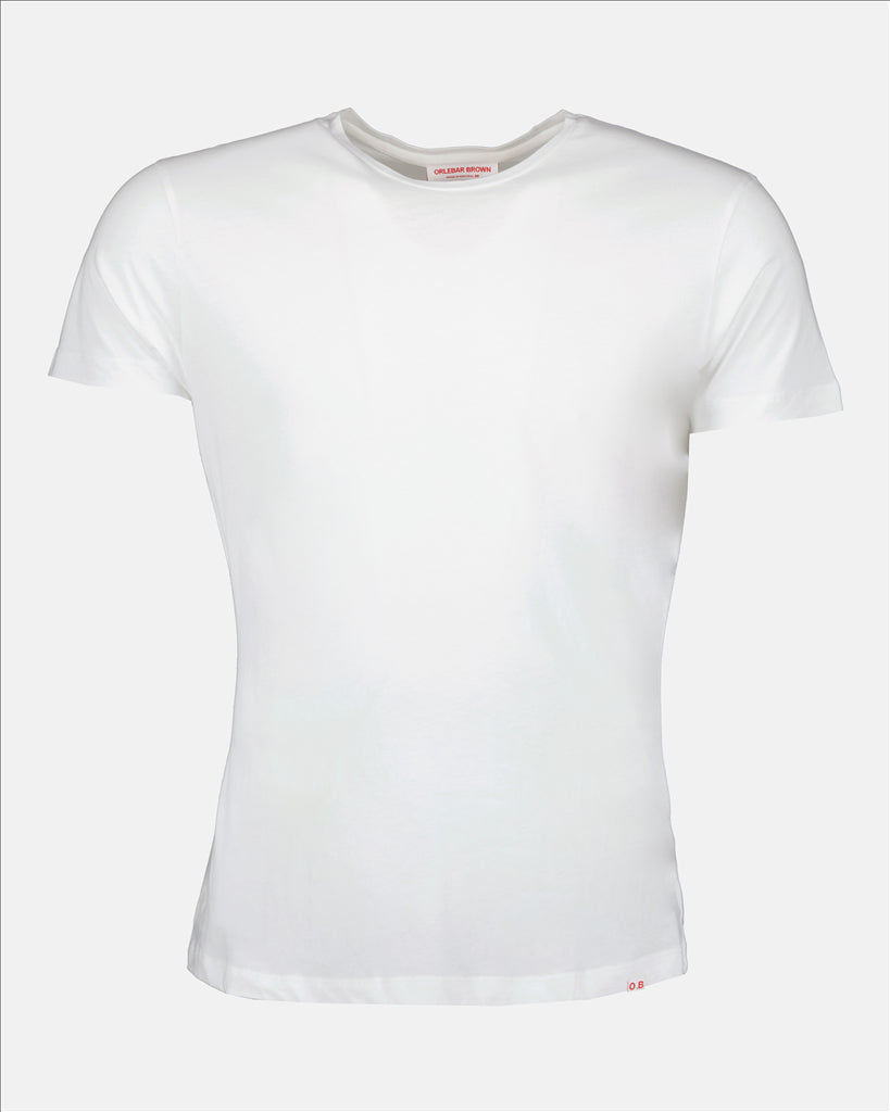 Ob-T T-Shirt, White, Men's, Cotton, Orlebar Brown