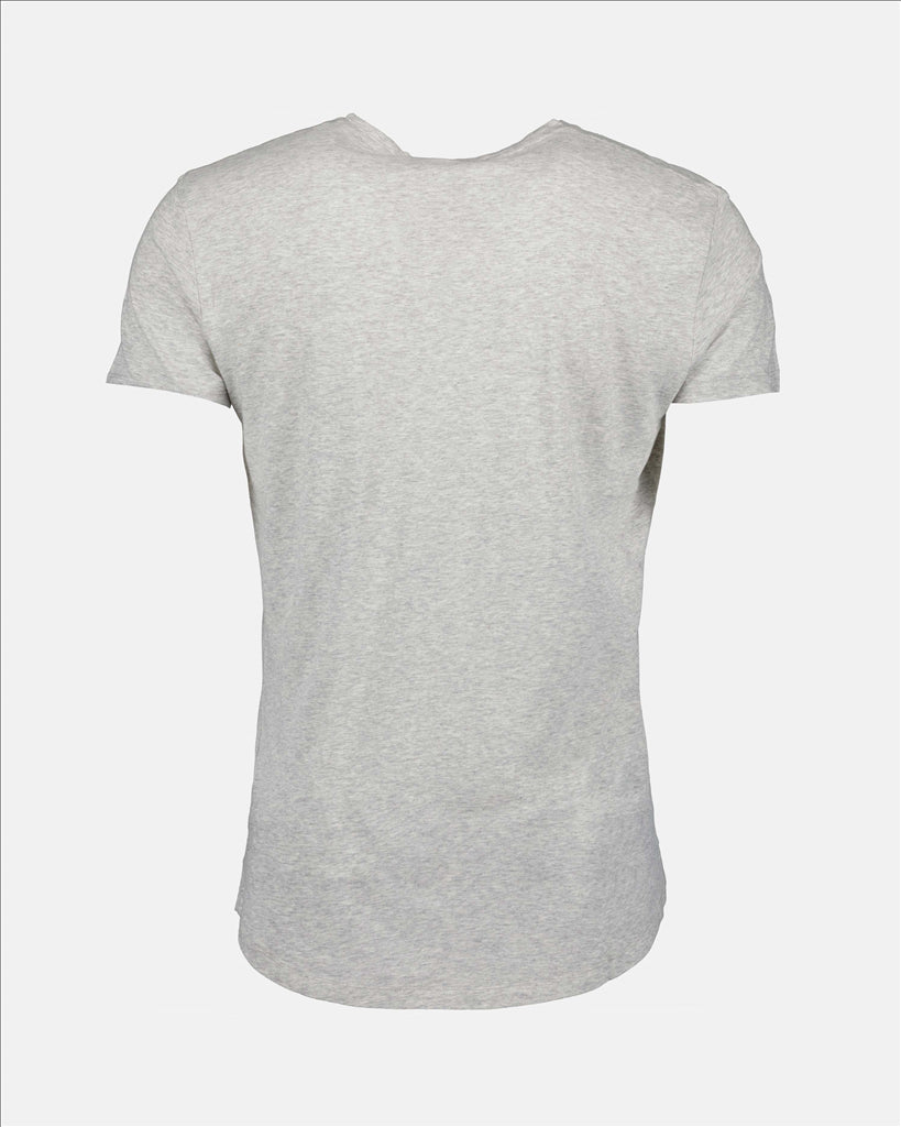 Gray T-shirt, Orlebar Brown, Men's T-shirt, Elegant Top, Cotton Garment