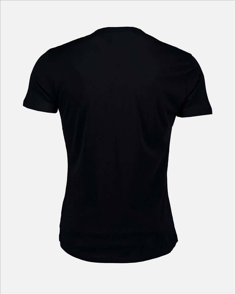 Men's Black T-shirt, Ob-T by Orlebar Brown, Cotton T-shirt, Classic T-shirt, Luxury T-shirt