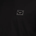 Dolce & Gabbana, Black Logo T-Shirt, Men's Luxury Tee, Designer Casual Wear, High-End Fashion