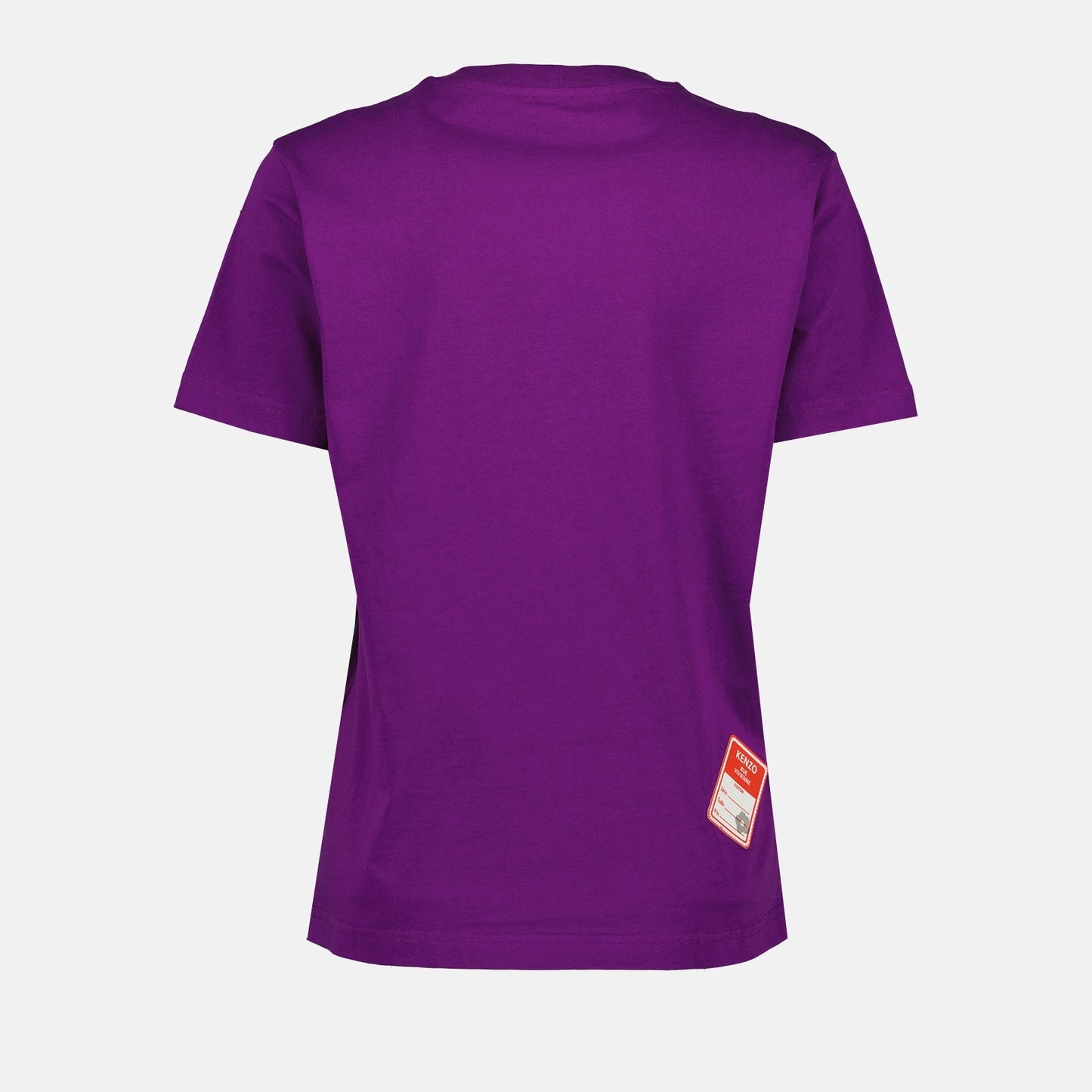 Kenzo T-shirt, Violet T-shirt for Women, Luxury Women's T-shirt, Designer T-shirt, High-end Women's Fashion