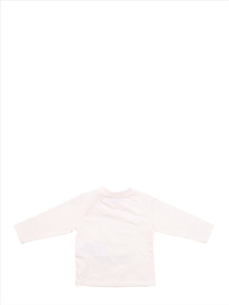 Moschino, Teddy Toy T-shirt, luxury children's wear, Blanc T-shirt, designer kids' clothing