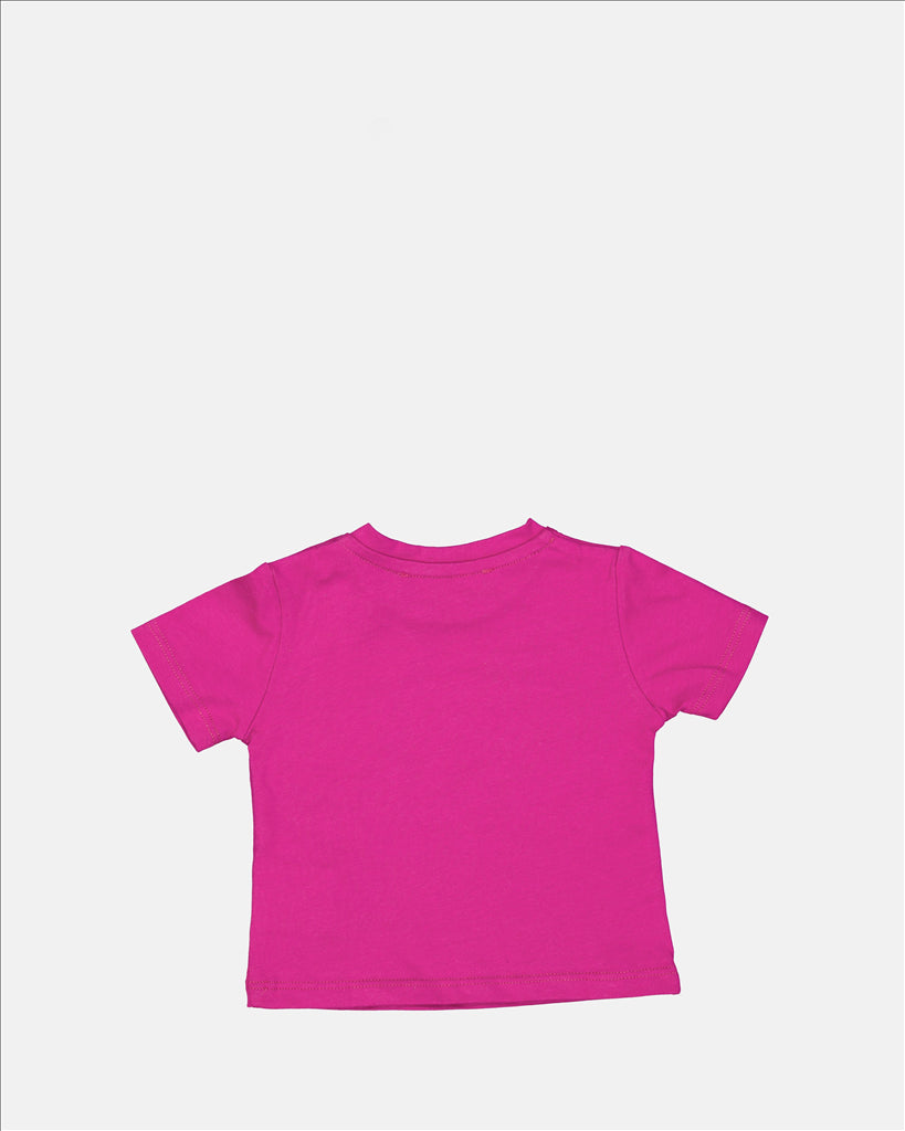 Versace Kids, Pink T-Shirt, Via Gesù, Cotton, High Quality