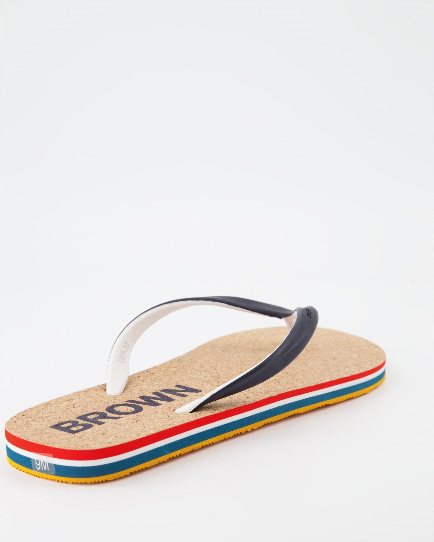 Orlebar Brown, Tongs Haston Stripe, Luxury Flip-Flops, Men's Summer Footwear, High-End Casual Wear