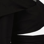 Dolce & Gabbana, Crossover Top, Luxury Women’s Top, Black Crossover Top, High-End Fashion