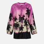 Image de Top à Impression Graphique Complet par Palm Angels pour Femme - Saison Printemps-été 2023 - Vue de Face